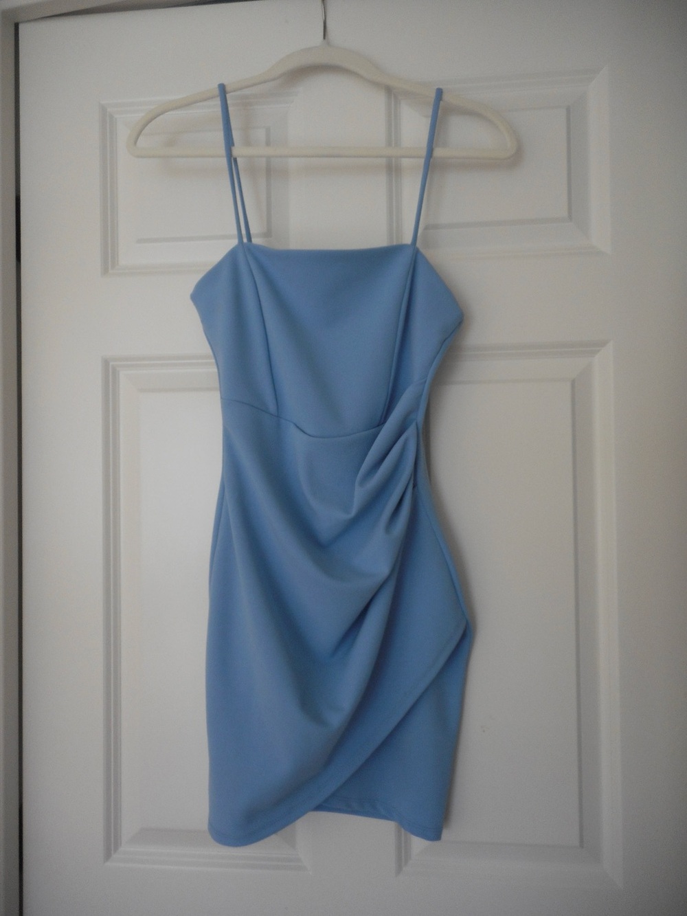 Lulus Light Blue Spaghetti Strap Mini Dress